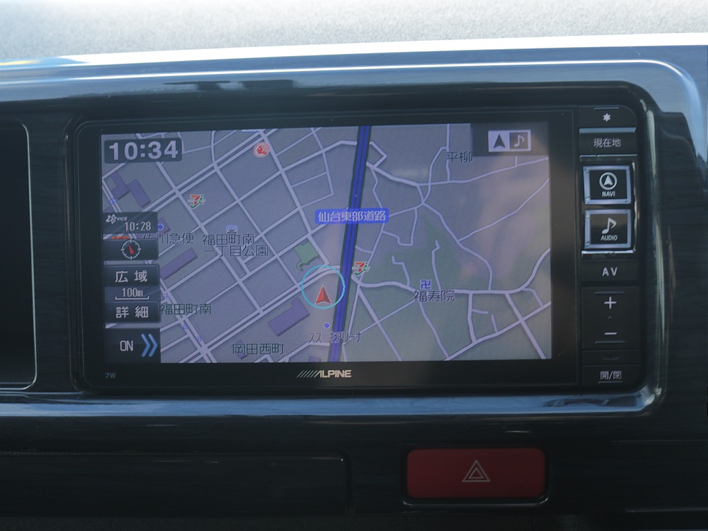 アルパイン７インチナビ装着済み！！