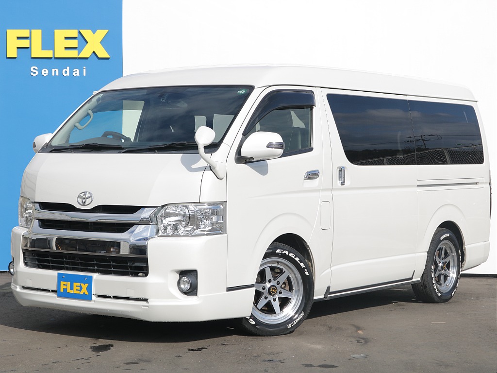 ★H27年式　ワゴンGL　10人乗り　オリジナル内装架装　ｶガソリン４WD　★