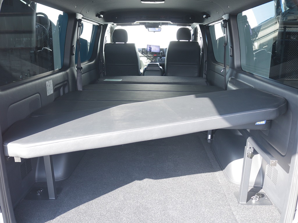 オリジナルベットキットタイプⅡ装着済み！！車中泊やアウトドアにも楽々行けちゃいますね♪