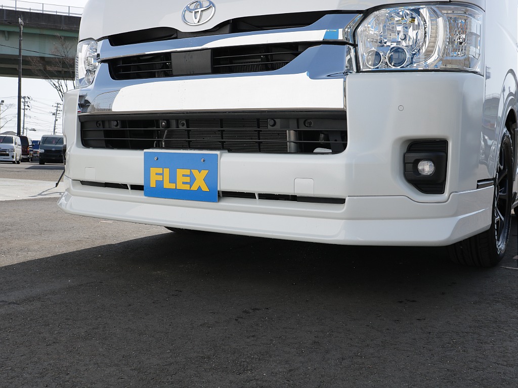 デルフィーノライン　フロントスポイラー装着済み！！フェイスが一気に引き締まりかっこよさが一段とアップします♪