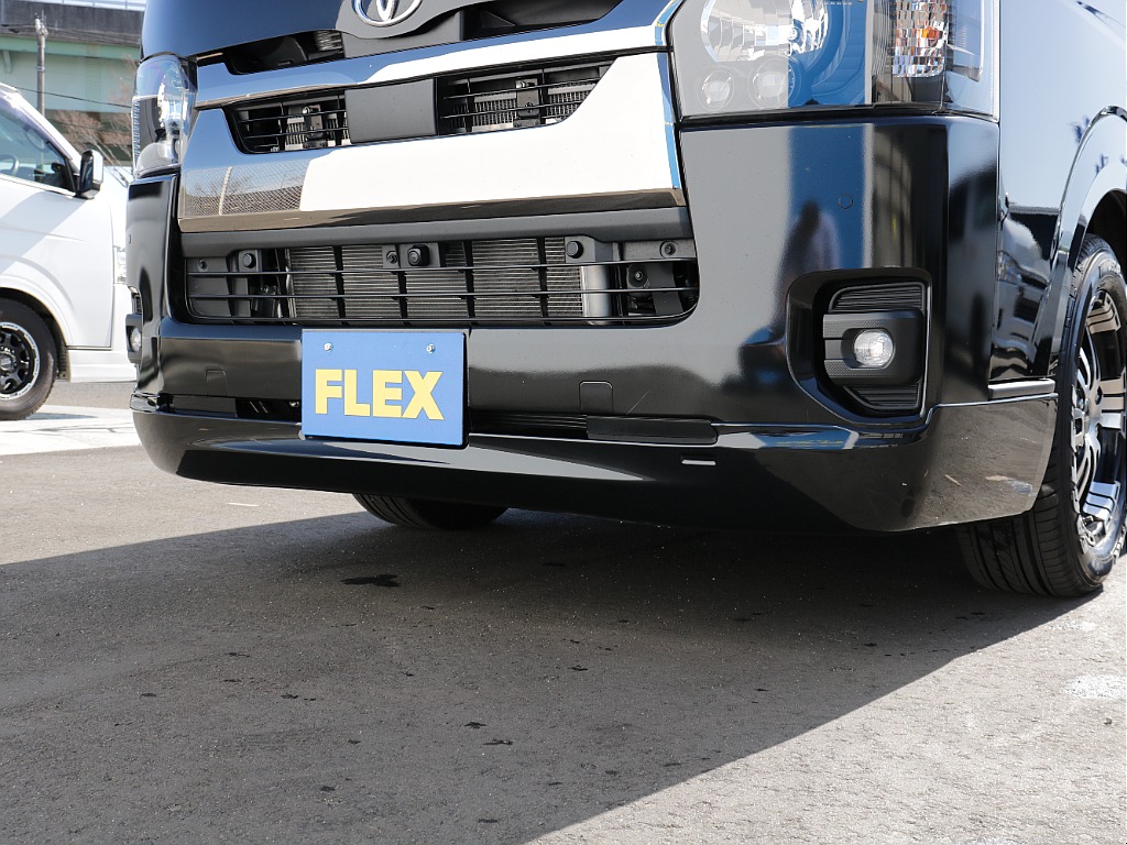 クリーンルック３フロントスポイラー装着済み！！フェイスが一気に引き締まりかっこよさが一段とアップします♪