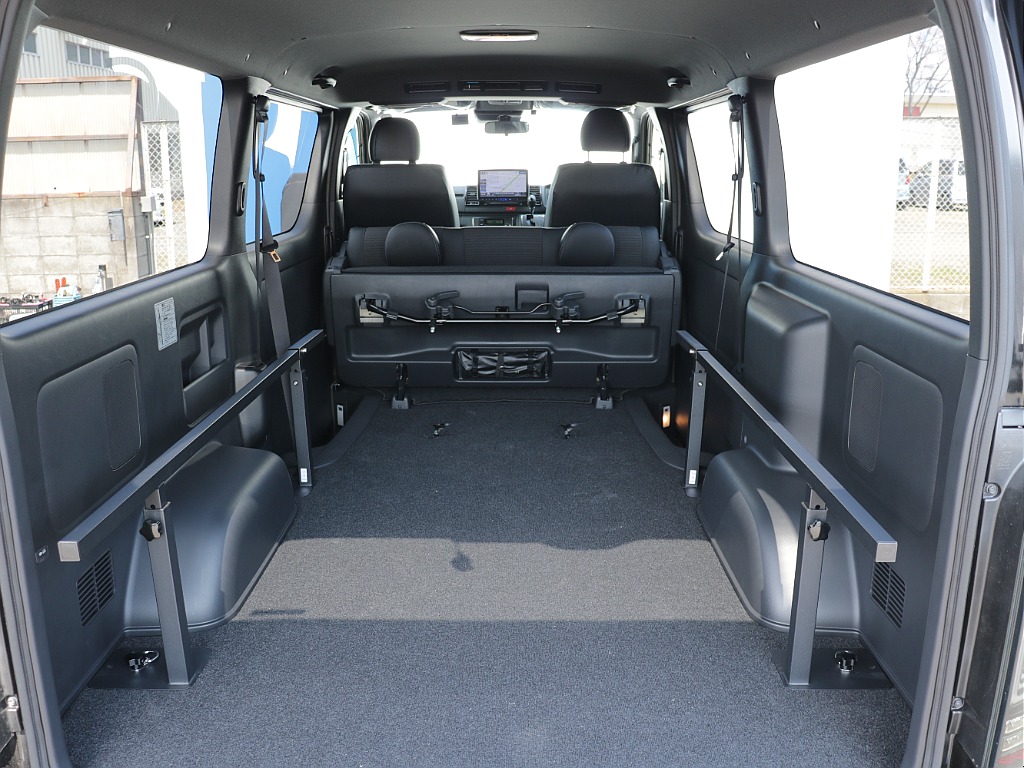 取り外しも可能になっておりますので大きい荷物でも楽々乗せられるラゲッチスペースも確保可能になっております♪