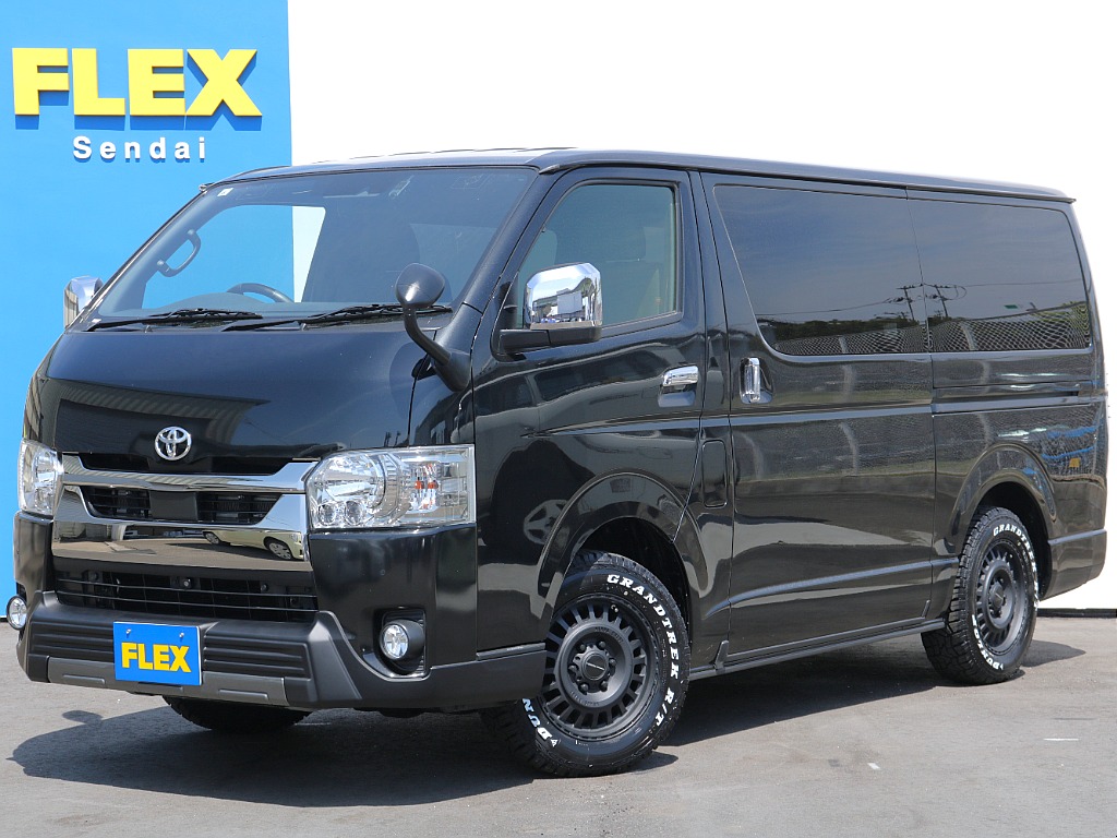 ★ハイエース　スーパーGL　ダークプライムⅡ　ディーゼル4WD　ブラックマイカ　★