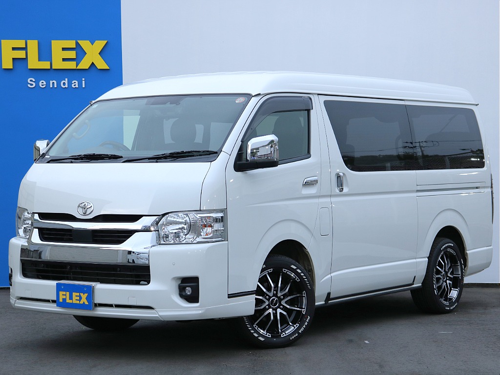 ★令和5年式　ハイエース　ワゴン　GL　ガソリン　４WD　パールホワイト★