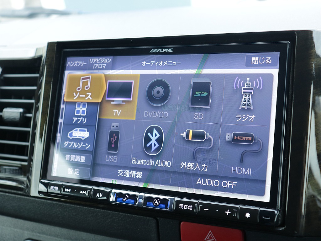 トヨタ&nbsp;ハイエースバン&nbsp;5D2.8DTスーパーGLダークプライムⅡL 4WD&nbsp;ビックX8インチナビ＆ベットキット付き&nbsp;宮城県の詳細画像&nbsp;その15