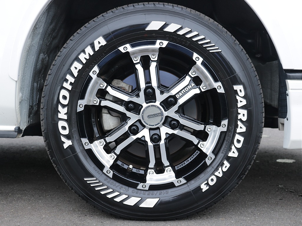 DAYTONA16インチAWにPARADA PA03タイヤを装着済み！