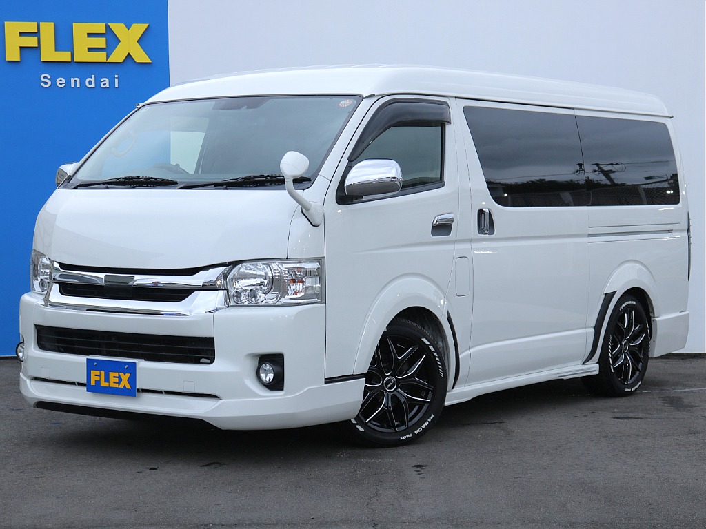 トヨタ&nbsp;ハイエース&nbsp;ワゴン2.7GLロング ミドルルーフ 4WD&nbsp;カスタム満載&nbsp;宮城県