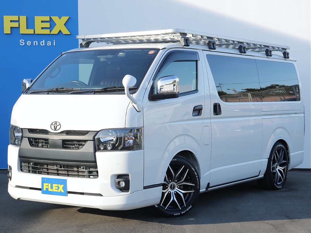 トヨタ&nbsp;ハイエースバン&nbsp;5D2.8DTスーパーGLダークプライムⅡL 4WD&nbsp;カスタム満載&nbsp;宮城県