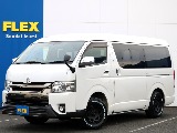 トヨタ ハイエースバン 5D2.7スーパーGLダークプライムワイドL4WD ユーアイビークル足回り NT-1アルミ 宮城県