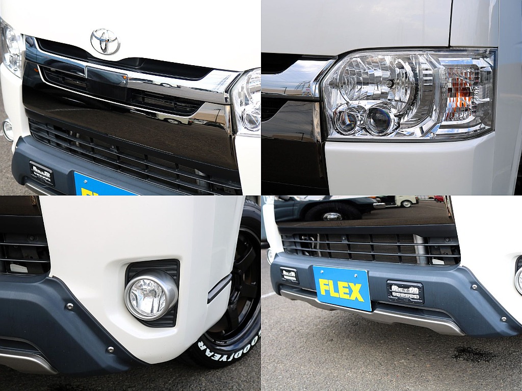 デイライト付きのTRDフロントスポイラー！
