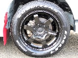 タイヤ＆ホイールはRAYS TE-37にナスカータイヤを装着！