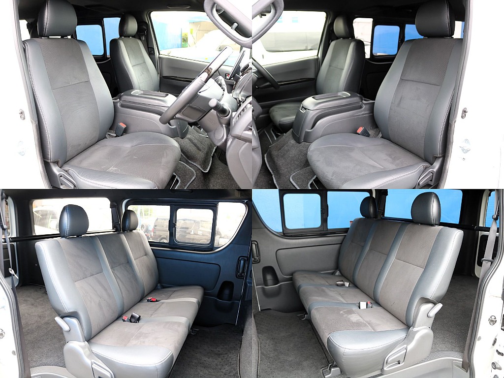 特別仕様車限定のハーフレザーシートになっております！