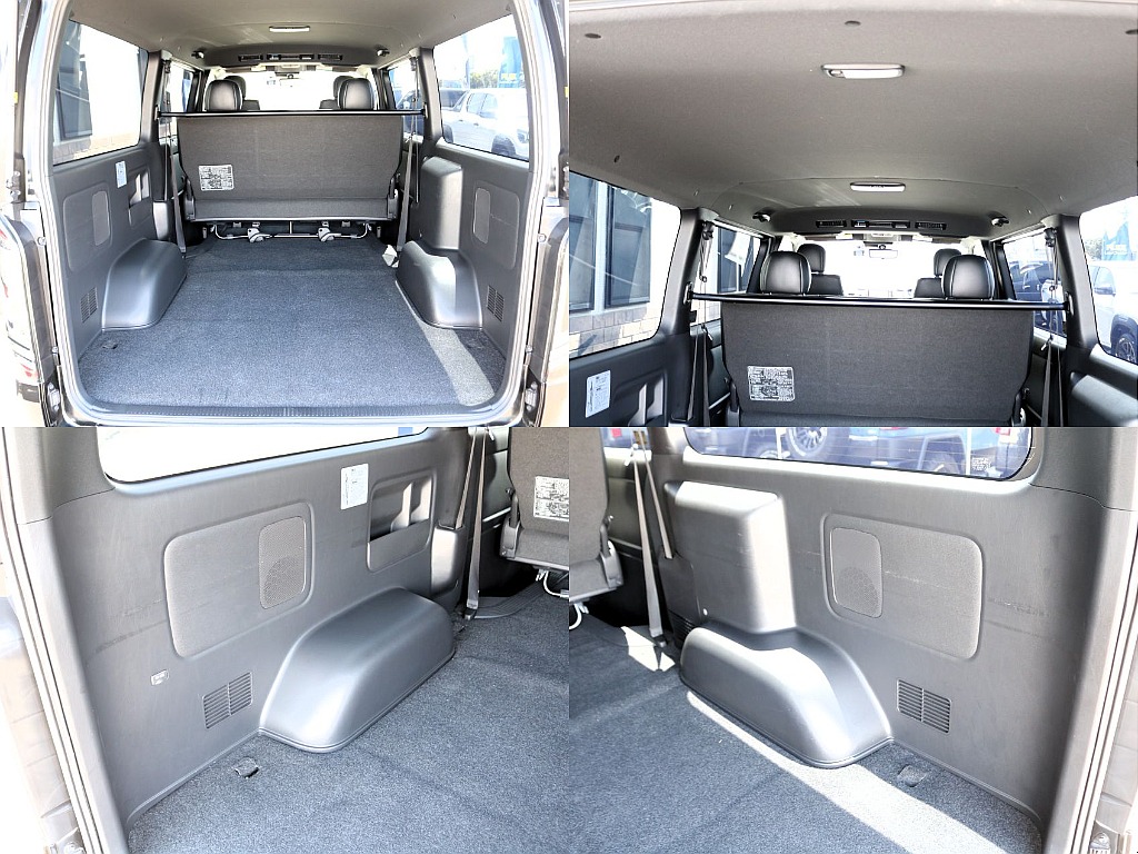 ラゲージルームは広々しています！ご家族でキャンプ、友人とスノーボードやゴルフ、一人旅で車中泊、と考えるだけでワクワクしますね♪良い思い出をたくさん作りましょう！