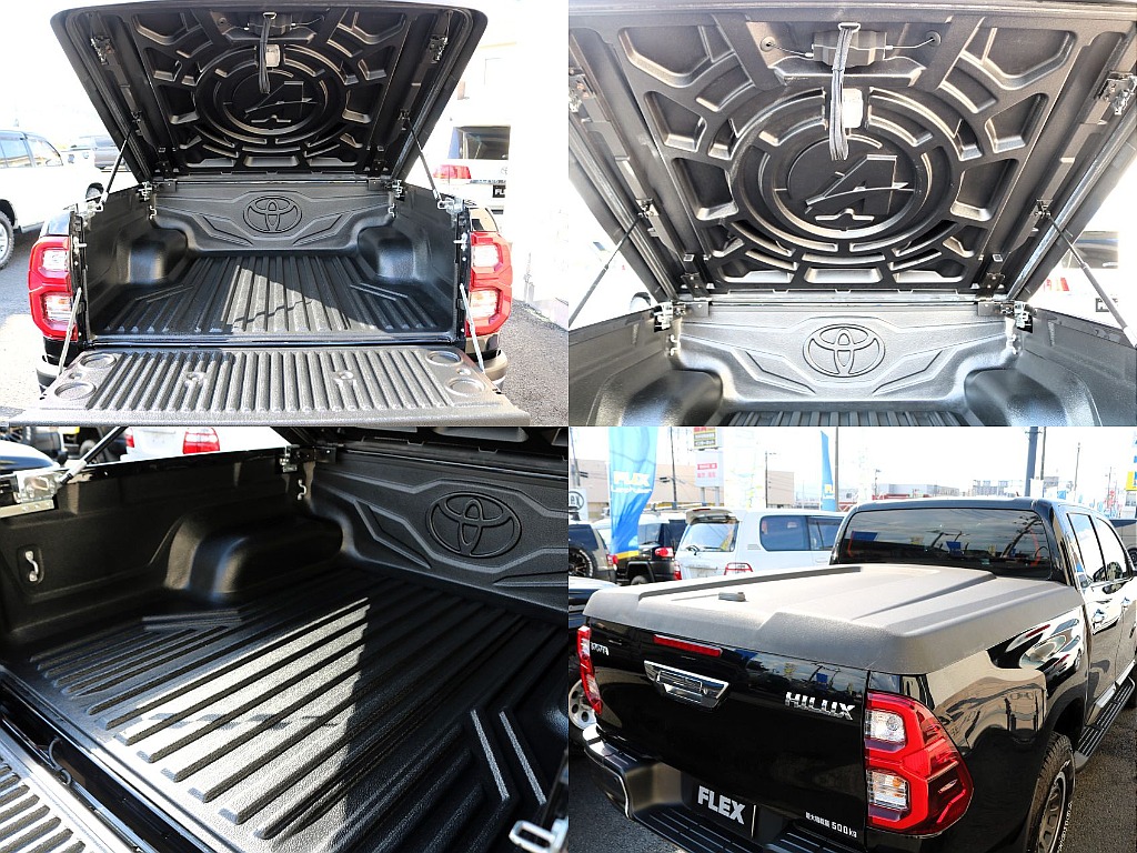 高額アイテムのベッドライナーとハードトノカバー！荷室部分を傷つける事無く、荷物を積む事が可能です♪