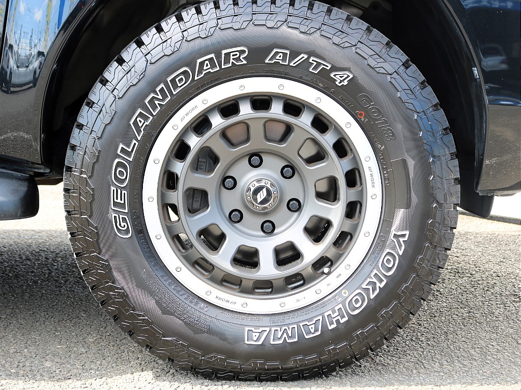 WORK17インチＡＷにYOKOHAMAジオランダー265ATタイヤが装着済！