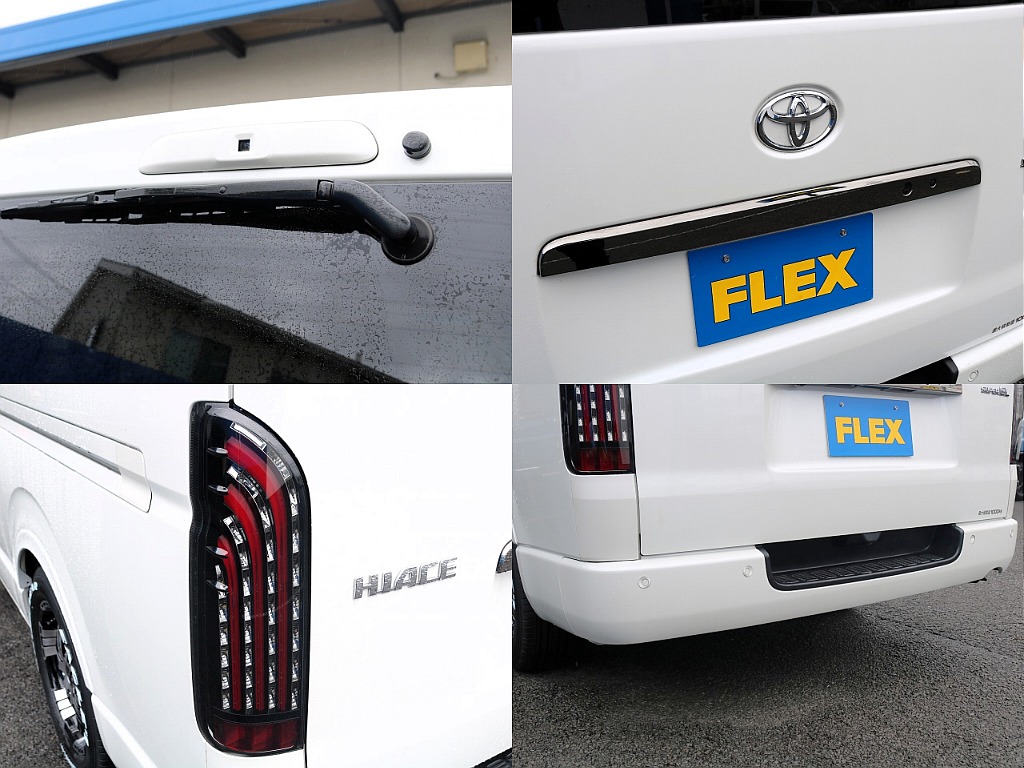 テールランプはFLEXオリジナルの煌LEDテールランプを装着！