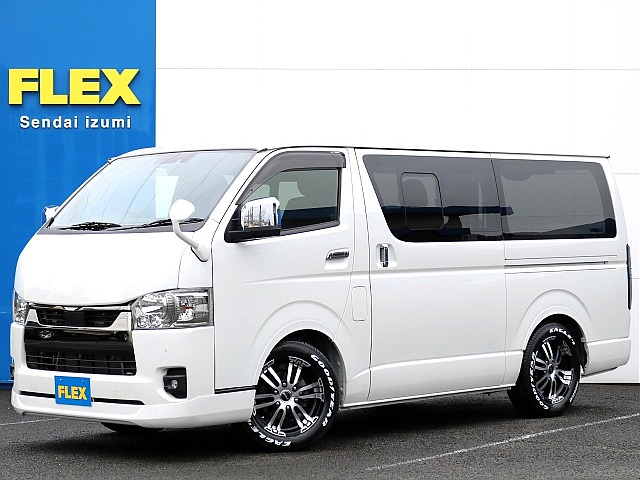 令和５年式ハイエースバン！スーパーGLダークプライムⅡで人気のディーゼル4WD！高年式でカスタムパーツ多数の車両が緊急入庫いたしました！