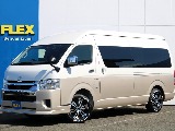 令和６年式ハイエース『グランドキャビン』10人乗り4WD！ツートンカラーのワンオーナー車！走行距離も僅か55,00キロ台と内装外装共に綺麗な車輌が入庫いたしました！