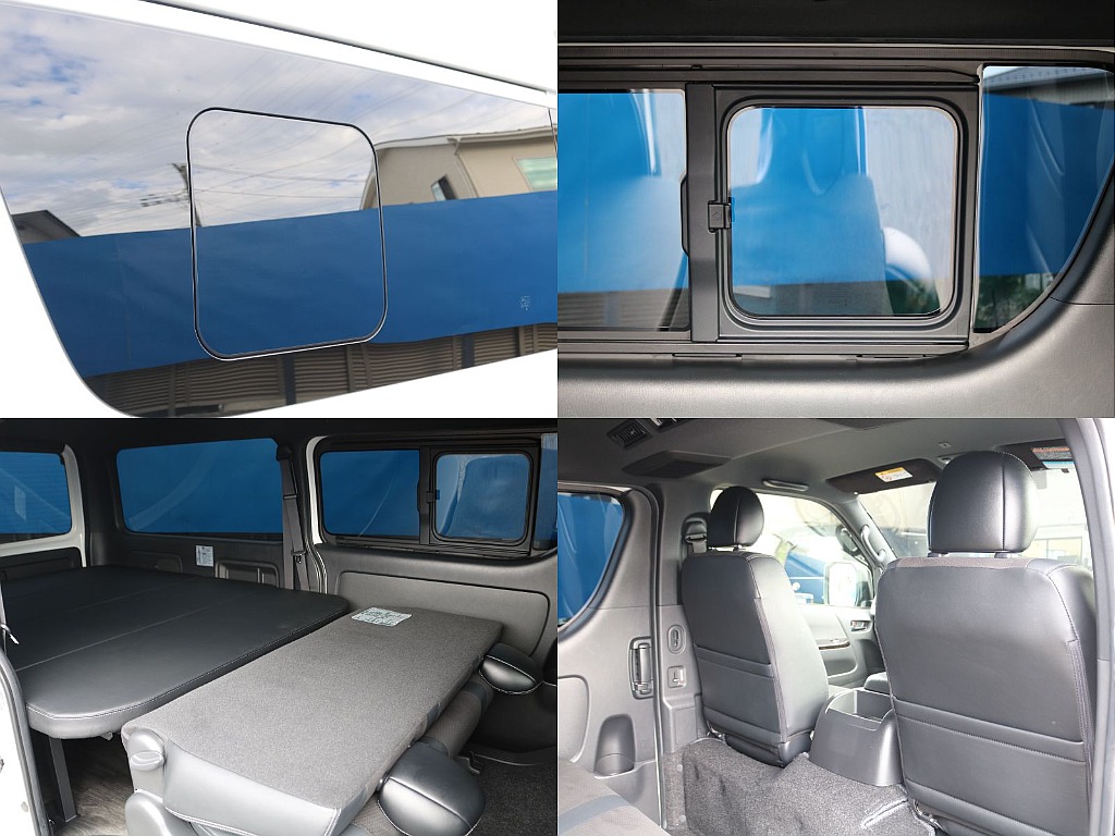 スライドドアには小窓が装備されております！車中泊等で大活躍することでしょう♪