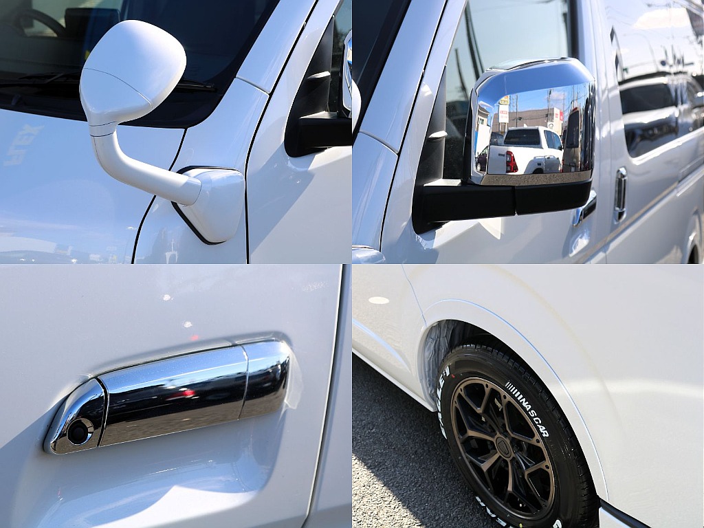 ガッツミラーはボディ同色で塗装済みです♪細かいところですが高級感も増します♪