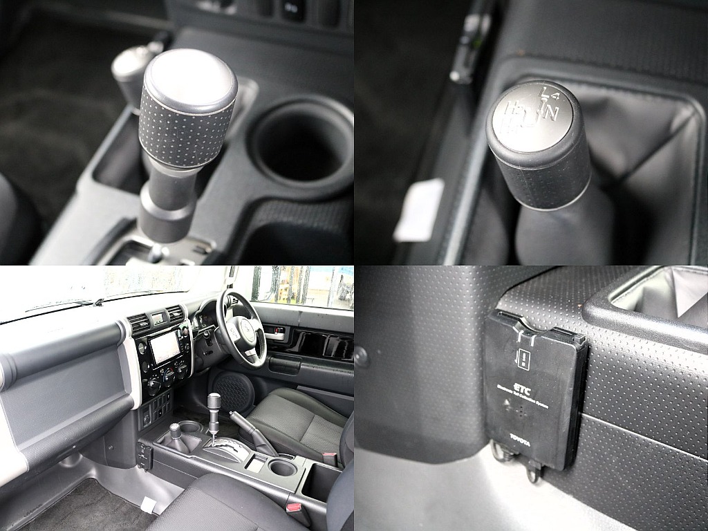 メタル加飾されたシフトノブ！ETC車載器はセンターコンソール脇に装備されております♪