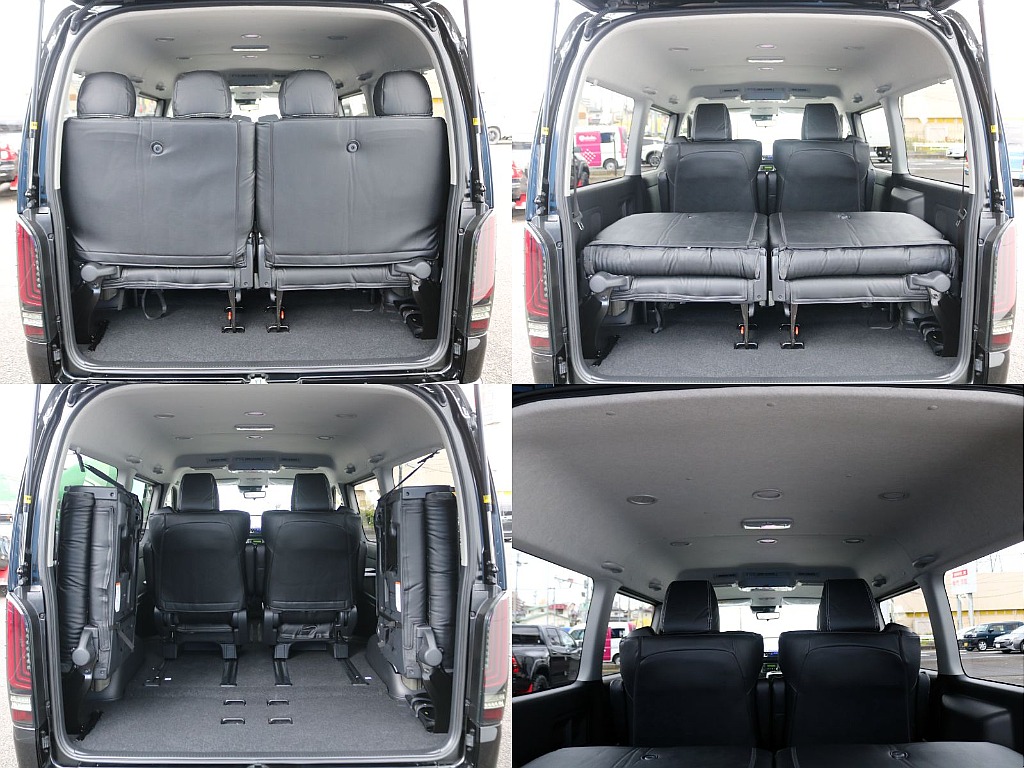 4列目を上げれば荷物もたくさん積めます♪旅行などで大活躍♪