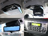 メーカーオプションのデジタルインナーミラーも装備済み！ナノイー搭載のアルパイン12.8インチフリップダウンモニターも装着済みです♪後部座席でも楽しめますね♪