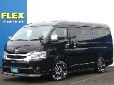 新車ハイエースワゴンGLが入庫しました！！キャプテンシートを特別架装したファインテックツアラー！ガソリン４WDで寒冷地仕様の車両になっております♪