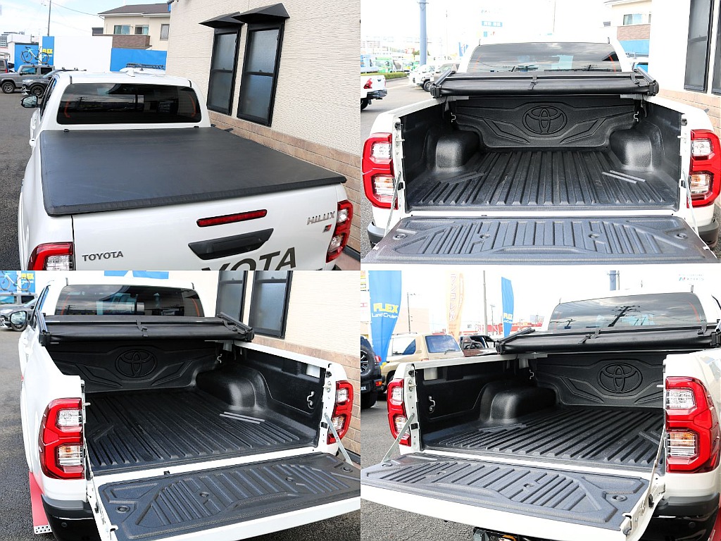 トノカバー、ベッドライナーも装備済みです！荷物も積みやすくボディーに傷がつく心配も解消されますね！