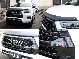 GR-SはTOYOTA横文字グリル、オートレベリング機能付きLEDヘッドライトが標準装備になります！社外バグガードも装着しております♪