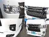 モデリスタのフロントスポイラー、フードカバーが装着済みです！見た目の印象がガラッと変わりますね♪