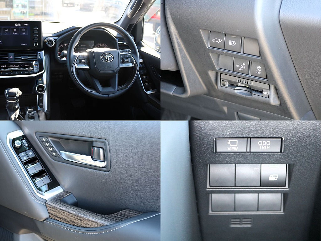 本革巻きステアリングをはじめ、高級感を感じさせるドアパネルやエクステリア！ＥＴＣ車載器も装着されております♪