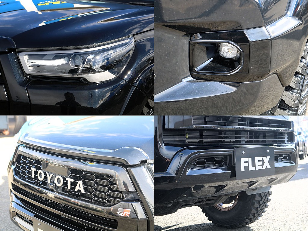 グリル、バンパー、ヘッドライト、フォグランプはすべてGR-S専用装備になります♪XやZグレードから意匠変更されており他とは違ったカッコよさがあります！