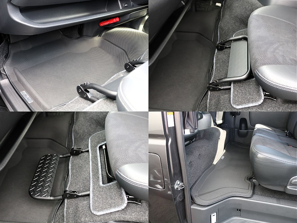 社外3Dフロアマットを装着済みです♪助手席には社外フットレストを装着済みです♪あったら嬉しいカスタムがたくさん装備されています♪