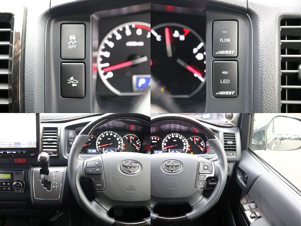 ステアリングにはESSEXガングリップステアリングを装着済みです♪