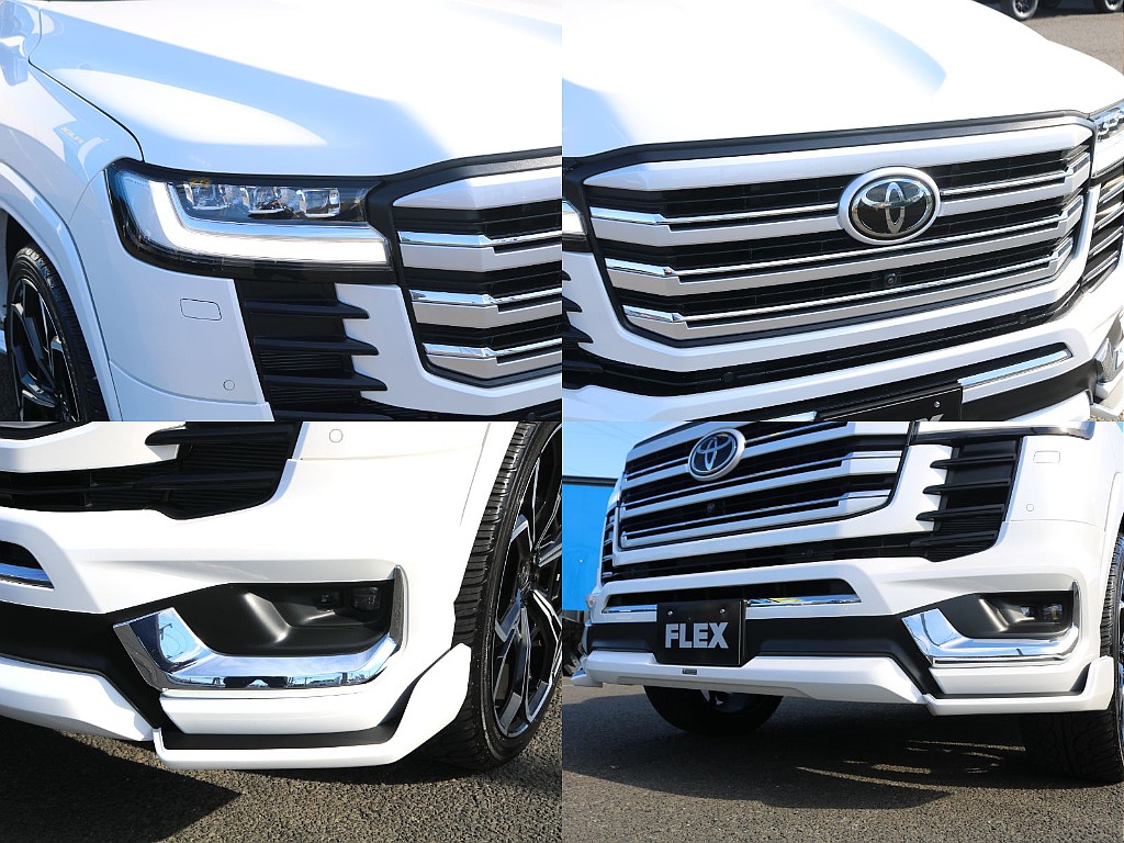 純正オプションのモデリスタのフロントスポイラー！更にROJAMモデリスタ専用のフロントコーナースポイラーの装備されております♪