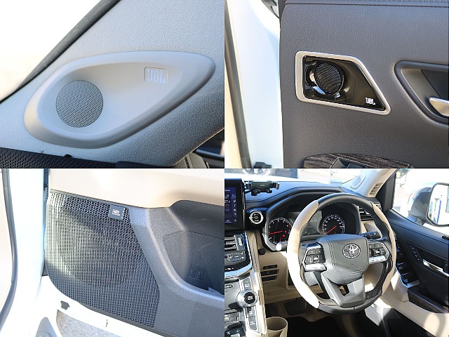 メーカーオプションのJBLプレミアムサウンドシステム！１４個のスピーカーと12chオーディオアンプを搭載し、ダイナミックなサウンドをお楽しみいただけます♪