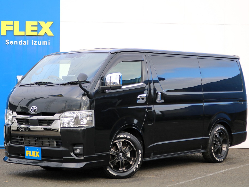 トヨタ&nbsp;ハイエースバン&nbsp;5D2.8DTスーパーGLダークプライムⅡL 4WD&nbsp;BIGXナビ 買取直販&nbsp;宮城県