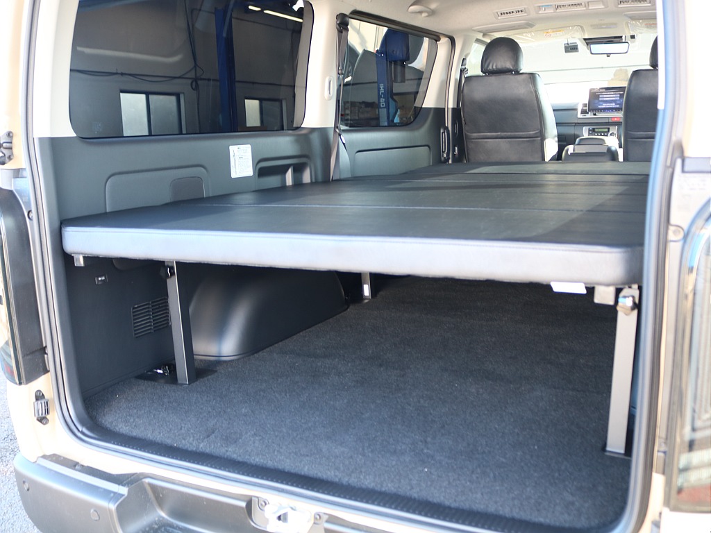 ベッドキットがあれば収納スペースも広がりますね♪