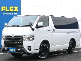 トヨタ&nbsp;ハイエースバン&nbsp;5D2.8DTスーパーGLダークプライムⅡL 4WD&nbsp;【ベッドキット】【室内カーテン付】&nbsp;宮城県