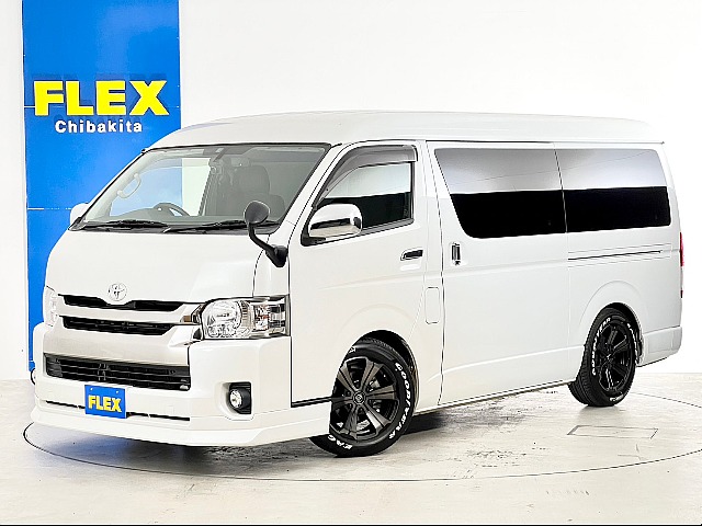 Ｈ２９年　買取直販　ハイエースバン　Ｓ－ＧＬ　ワイド　ＤＰ　ガソリン２ＷＤ　床張りカスタムＰＫＧ！