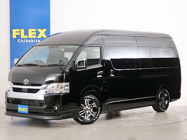 新車　ハイエースワゴン　グランドキャビン　ファインテックツアラー　ガソリン２ＷＤ　カスタムＰＫＧ！