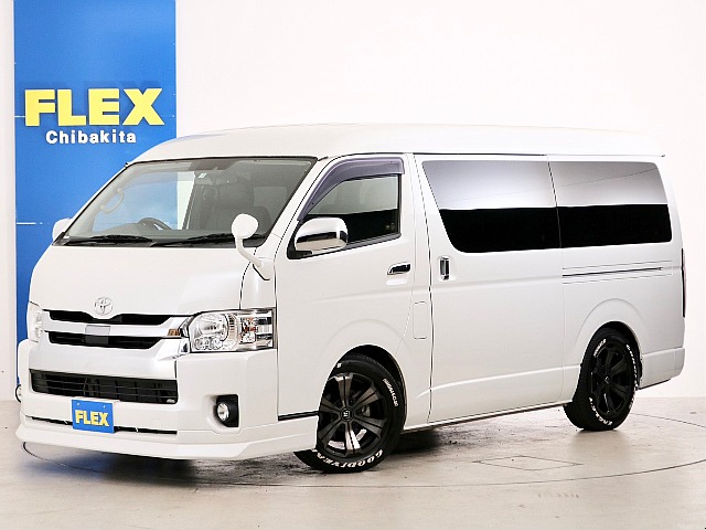 Ｈ３１年　買取直販　４．３万ｋｍ　ハイエースワゴンＧＬ　ガソリン２ＷＤ　内装アレンジ【アレンジＡ－Ｓ】！
