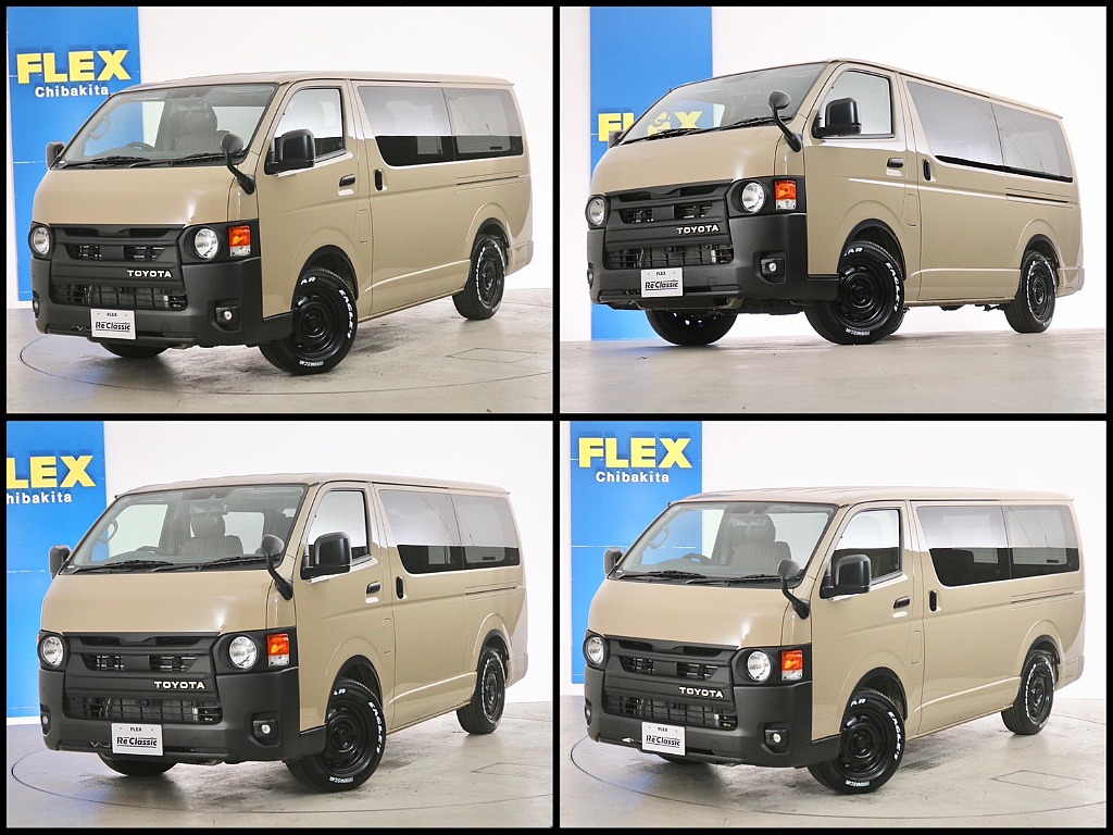 常時７０台以上のハイエース在庫数、フレックス株式会社ハイエース千葉北店！