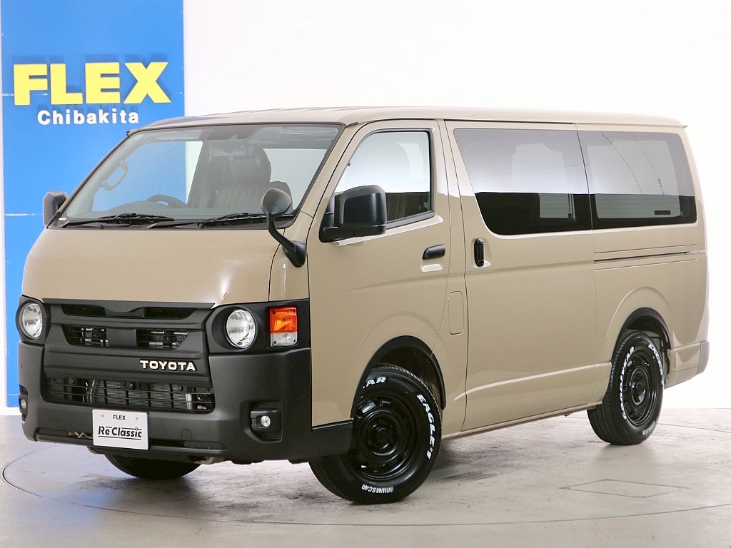 常時７０台以上のハイエース在庫数、フレックス株式会社ハイエース千葉北店！