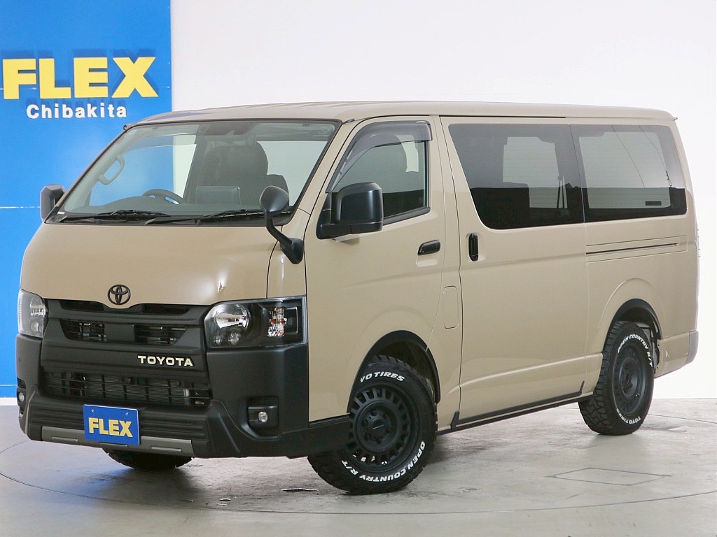 常時７０台以上のハイエース在庫数、フレックス株式会社ハイエース千葉北店！