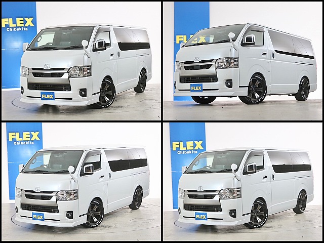 常時７０台以上のハイエース在庫数、フレックス株式会社ハイエース千葉北店！