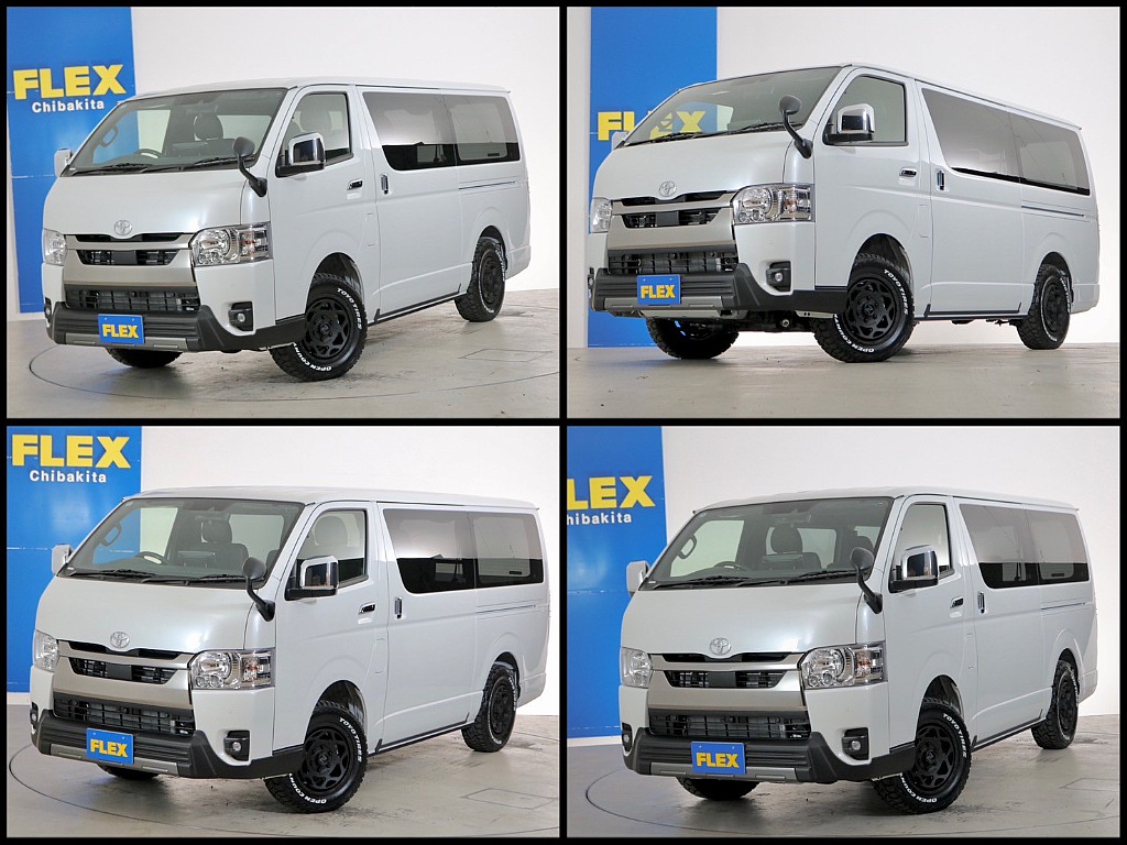 常時７０台以上のハイエース在庫数、フレックス株式会社ハイエース千葉北店！