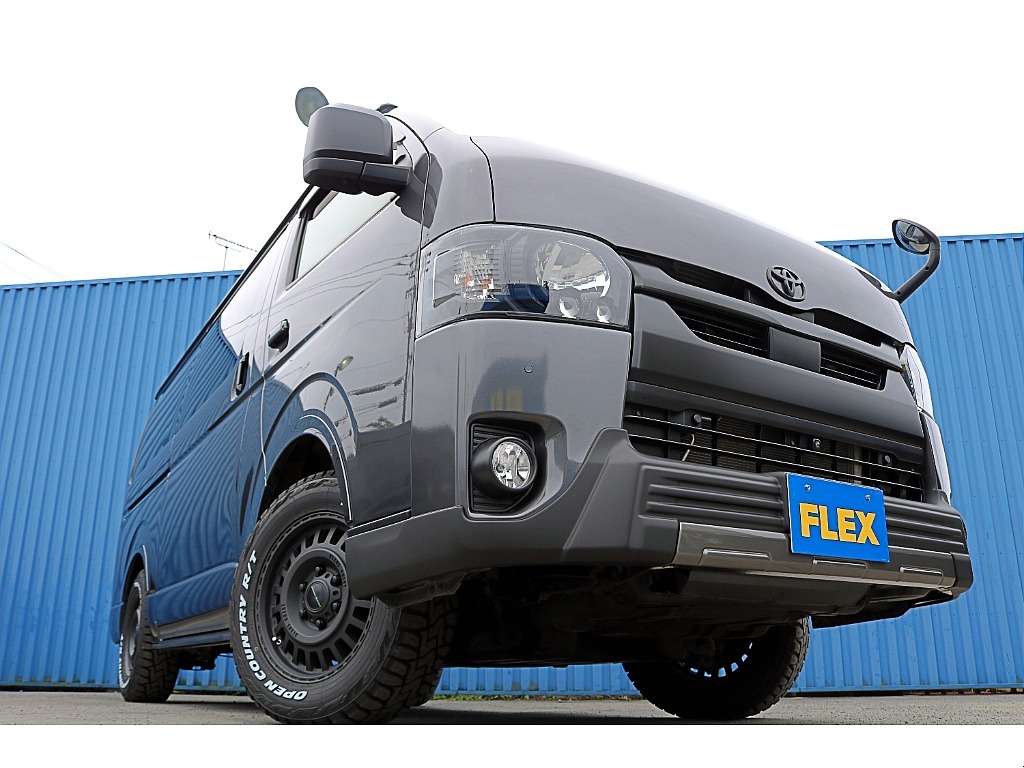 常時７０台以上のハイエース在庫数、フレックス株式会社ハイエース千葉北店！