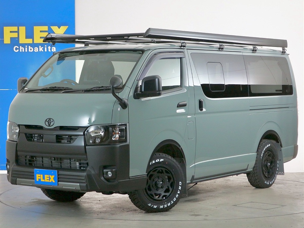 【BlackEdition×アースカラー×ディーゼル4WD】車中泊ベッドキット付き♪パワスラ＆小窓付き♪